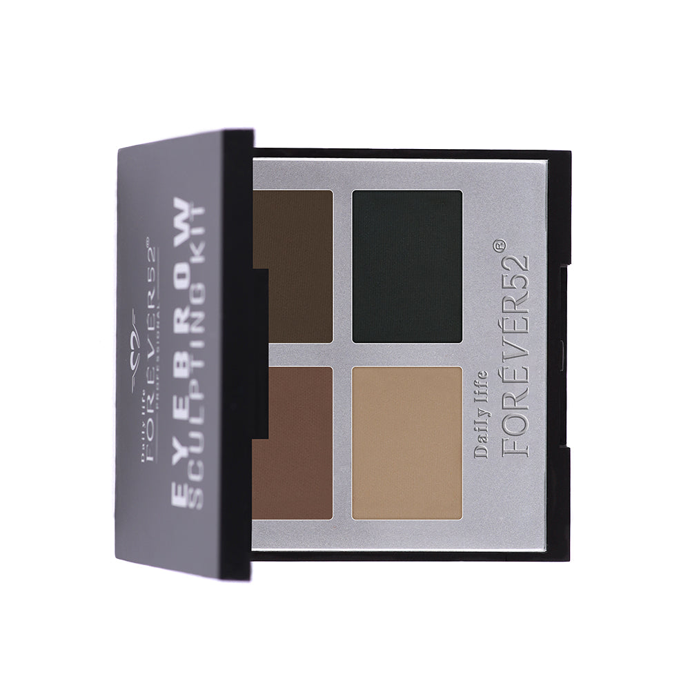 Eyebrow Sculpting Kit, Multi-Shade Palette for Defined Brows