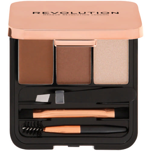 Revolution Brow Kit, Complete Shaping & Defining Palette for Perfect Brows