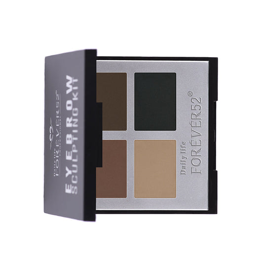Eyebrow Sculpting Kit, Multi-Shade Palette for Defined Brows