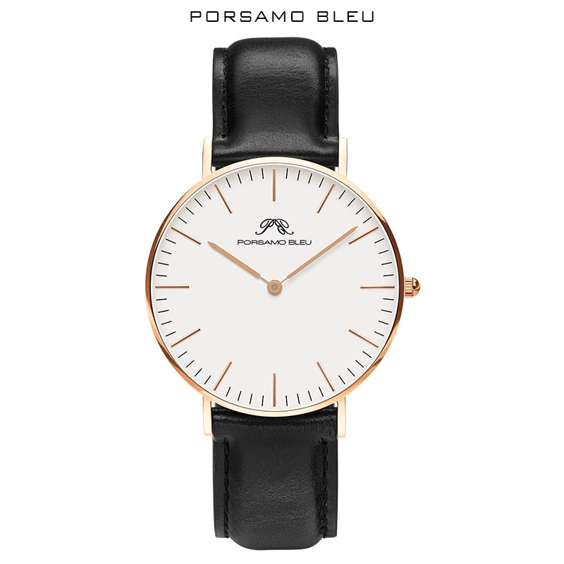 PORSAMO BLEU Brand Women Watches Luxury Fashion Female Quartz