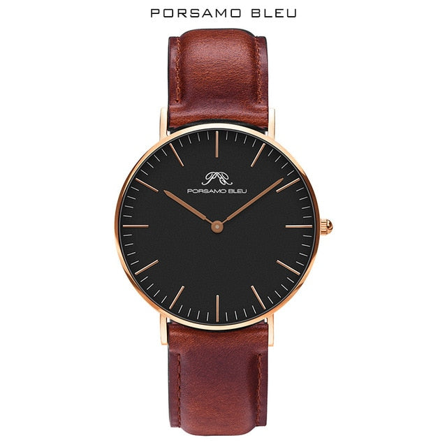 PORSAMO BLEU Brand Women Watches Luxury Fashion Female Quartz